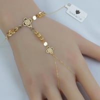 كف ذهب ناعم عيار 18 وزن 1.1 جرام