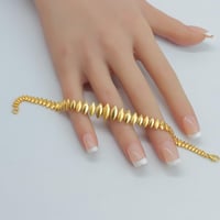 سوارة ذهب عيار 21 وزن 6.18 جرام