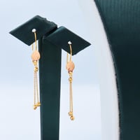 طقم ذهب تصميم الفان كليف عيار 21 وزن 5.35 جرام