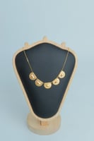 سلسال ذهب الرمش بحريني سادة ذهب عيار 21 وزن 4.5 جر...