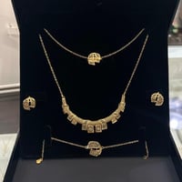 طقم عيار 21 وزن 9.7 جرام