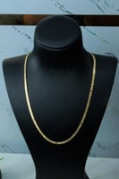 سلسال ذهب فلات يلبس وجهين عيار 18 وزن 6.6 جرام