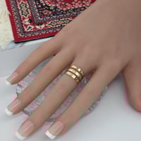 دبلة كارتير ذهب مرامي عيار 21 بوزن 3 جرام