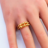 سوارة ذهب الدوريكاء مع الخاتم عيار 21 وزن 9.50 جرا...