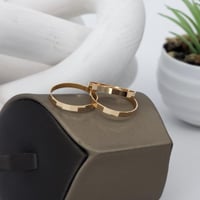 دبل ذهب ساده مرامي عيار 21 بتصميمها الفريد بوزن 3...