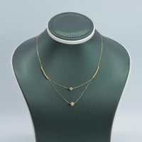 عقد ذهب الببلز دورين عيار 21 وزن 1.05 جرام