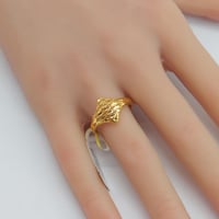 خاتم ذهب عيار 21 وزن 1.25 جرام