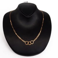 تشوكر ذهب تصميم الحلقات عيار 18 وزن 3 جرام