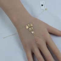 كف ذهب ناعم عيار 18 وزن 0.75 جرام