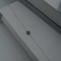 اسوارة فان كليف لون زيتي ذهب عيار 18