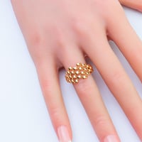 خاتم ذهب عيار 21 وزن 1.7 جرام