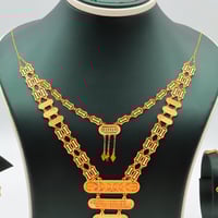 طقم ذهب عيار 21 وزن 8.56 جرام