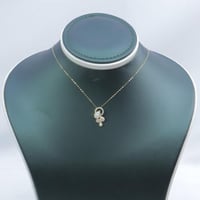 سلسال ذهب عيار 18 الماسي اللمسة الراقية وزن 1.19 ج...