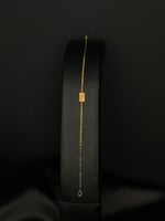 سوارة ذهب السبيكة عيار 21 وزن 0.6 جرام