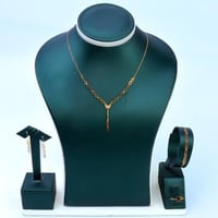 طقم ذهب ناعم عيار 21 وزن 2.25 جرام