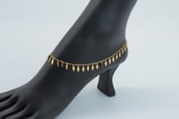 خلخال ذهب الرمش عيار 21 وزن 2.3 جرام