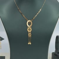 طقم ذهب عيار 21 وزن 2.7 جرام