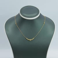 عقد ذهب الببلز عيار 21 وزن 1.7 جرام