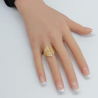 خاتم ذهب عيار 21 وزن 2.2 جرام