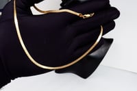 سلسال ذهب فلات تصميم فرزاتشي عيار 18 وزن 7.2 جرام