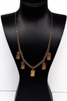 سلسال الجنزير شكل السبيكة بنقشة عروسة البحر عيار 2...