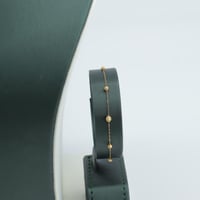 طقم ذهب عيار 21 بتصميم ببلز راقى وزن 4.3 جرام