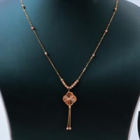 طقم ذهب تصميم الفان كليف عيار 21 وزن 5.35 جرام