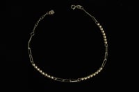 سوارة ذهب الببلز بتصميم الجنزير عيار 18