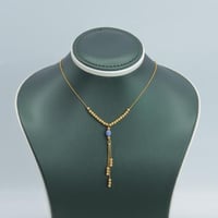 عقد ذهب بتصميم كور الليزر عيار 21 وزن 5.3 جرام