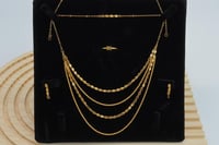 طقم ذهب اربعة دور عيار 21 وزن 12.2 جرام