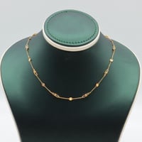 عقد ذهب عيار 18 وزن 4.22 جرام