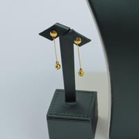 طقم ذهب الببلز عيار 21 دورين وزن 4.1 جرام