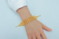 سوارة ذهب السنبلة اربعة دور عيار 21 وزن 13.44 جرام