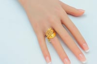 خاتم ذهب عيار 21