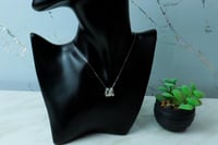 سلسال حلقات الشومية ذهب أبيض عيار 18 وزن 3.4 جرام