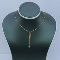 سلسال ذهب عيار 21 اللمسة المتدلية وزن 4.6 جرام