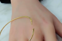 اسوارة ذهب ناعمة بتصميم ايطالي عيار 18 - الوزن 3.4...