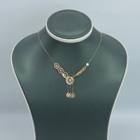 عقد ذهب عيار 18 وزن 1.22 جرام