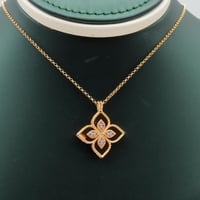 عقد ذهب روبرتوكوين تصميم الماسي عيار 18 وزن 6.34 ج...