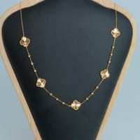 عقد ذهب الفان كليف تصميم كرات الدوريكاء عيار 21 وز...