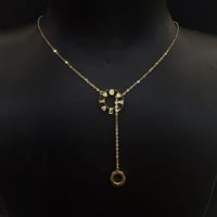 عقد ذهب اللوف عيار 18 وزن 3.37 جرام