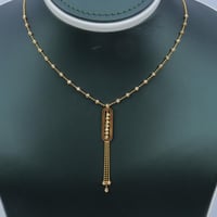 سلسال ذهب عيار 21 اللمسة المتدلية وزن 4.6 جرام