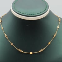 عقد ذهب عيار 18 وزن 4.22 جرام