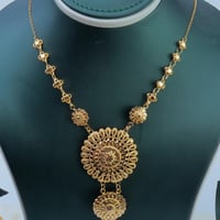 طقم ذهب كرسي جابر عيار 21 وزن 12.3 جرام