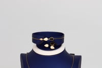 طقم ذهب البوشرون تصميم الماسي عيار 18 وزن 4.5 جرام