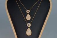 سلسال ذهب البوشرون تصميم الماس عيار 21