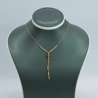 عقد ذهب بتصميم كور الليزر عيار 21 وزن 4.4 جرام