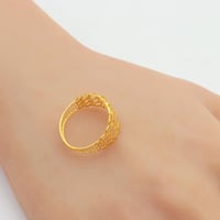 خاتم ذهب عيار 21