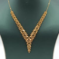 طقم ذهب غصن الزيتون عيار 21 وزن 11.68 جرام