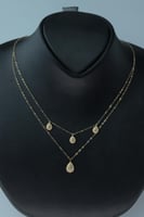 شوكر ذهب البوشرون تصميم الماسي عيار 18 بوزن 1.1 جر...